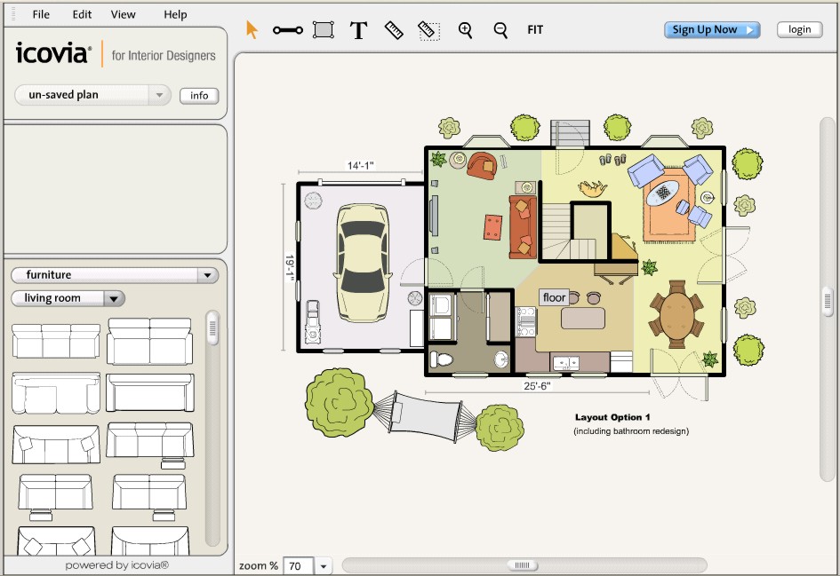 Icovia free space planner